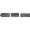 VT1532625 1998-00 Chevrolet Corvette; Hardtop/Convertible; Tail Light Panel Carpet Covers; 3-Piece Set; Truvette; Gray - image 2