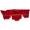 VT1532891 2001-04 Chevrolet Corvette; Hardtop/Convertible; Tail Light Panel Carpet Cover; 1-Piece; Truvette; Torch Red - image 1