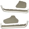 VT1536128 1990-93 Chevrolet Corvette; Door Panel Carpet Inserts; 4-Piece Set; Cutpile; Medium Beige - image 2