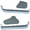 VT1536164 1990-93 Chevrolet Corvette; Door Panel Carpet Inserts; 4-Piece Set; Cutpile; Steel Blue / Crystal Blue - image 2