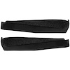 VT1536201 1968-76 Chevrolet Corvette; Door Panel Carpet Inserts; 2-Piece Set; Loop; Black - image 1