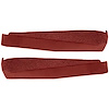 VT1536202 1968-76 Chevrolet Corvette; Door Panel Carpet Inserts; 2-Piece Set; Loop; Red - image 1
