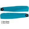VT1536203 1968-76 Chevrolet Corvette; Door Panel Carpet Inserts; 2-Piece Set; Loop; Medium Blue - image 3