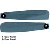 VT1536204 1968-76 Chevrolet Corvette; Door Panel Carpet Inserts; 2-Piece Set; Loop; Bright Blue - image 3