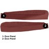 VT1536215 1968-76 Chevrolet Corvette; Door Panel Carpet Inserts; 2-Piece Set; Loop; Maroon - image 3