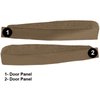VT1536217 1968-76 Chevrolet Corvette; Door Panel Carpet Inserts; 2-Piece Set; Loop; Medium Saddle - image 3