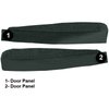 VT1536285 1968-76 Chevrolet Corvette; Door Panel Carpet Inserts; 2-Piece Set; Loop; Blue Green - image 3