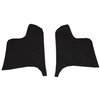 VT1536701 1963-67 Chevrolet Corvette; Kick Panel Carpet Inserts; Loop; Black - image 2