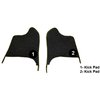 VT1536701 1963-67 Chevrolet Corvette; Kick Panel Carpet Inserts; Loop; Black - image 3