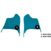 VT1536703 1963-67 Chevrolet Corvette; Kick Panel Carpet Inserts; Loop; Medium Blue - image 3