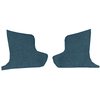 VT1536704 1963-67 Chevrolet Corvette; Kick Panel Carpet Inserts; Loop; Bright Blue - image 2