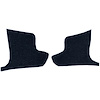VT1536712 1963-67 Chevrolet Corvette; Kick Panel Carpet Inserts; Loop; Dark Blue - image 1