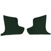 VT1536713 1963-67 Chevrolet Corvette; Kick Panel Carpet Inserts; Loop; Dark Green - image 2