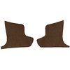 VT1536718 1963-67 Chevrolet Corvette; Kick Panel Carpet Inserts; Loop; Dark Saddle - image 2