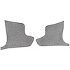 VT1536723 1963-67 Chevrolet Corvette; Kick Panel Carpet Inserts; Loop; Silver - image 1