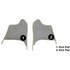 VT1536723 1963-67 Chevrolet Corvette; Kick Panel Carpet Inserts; Loop; Silver - image 3