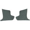 VT1536730 1963-67 Chevrolet Corvette; Kick Panel Carpet Inserts; Loop; Teal - image 2