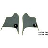 VT1536730 1963-67 Chevrolet Corvette; Kick Panel Carpet Inserts; Loop; Teal - image 3