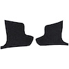 VT1536766 1963-67 Chevrolet Corvette; Kick Panel Carpet Inserts; Loop; Midnight Blue - image 1