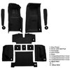 VT1701201 1969 Chevrolet Corvette;; 4-Speed; Complete Molded Carpet Set; w/ Heel Pad; Cutpile; Black - image 4