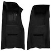 VT1701701 1969-70 Chevrolet Corvette; 4-Speed; Front Molded Carpet Set; w/ Heel Pad; & Toe Pad; Cutpile; Black - image 2