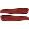VT1702802 1969-77 Chevrolet Corvette; Door Panel Carpet Inserts; 2-Piece Set; Cutpile; Firethorn/Medium Red - image 1