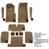 VT1704518 1971-75 Chevrolet Corvette; Coupe; 4-Speed; Complete Molded Carpet Set; w/ Heel Pad; Cutpile; Dark Saddle - image 4