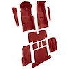 VT1704529 1971-75 Chevrolet Corvette; Coupe; 4-Speed; Complete Molded Carpet Set; w/ Heel Pad; Cutpile; Oxblood - image 1