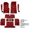 VT1704529 1971-75 Chevrolet Corvette; Coupe; 4-Speed; Complete Molded Carpet Set; w/ Heel Pad; Cutpile; Oxblood - image 4
