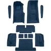 VT1704572 1971-75 Chevrolet Corvette; Coupe; 4-Speed; Complete Molded Carpet Set; w/ Heel Pad; Cutpile; Royal Blue - image 2