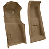 VT1704718 1971-75 Chevrolet Corvette; 4-Speed; Front Molded Carpet Set; w/ Heel Pad; Cutpile; Dark Saddle - image 1