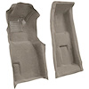 VT1704727 1971-75 Chevrolet Corvette; 4-Speed; Front Molded Carpet Set; w/ Heel Pad; Cutpile; Gray - image 1