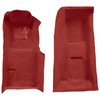 VT1704729 1971-75 Chevrolet Corvette; 4-Speed; Front Molded Carpet Set; w/ Heel Pad; Cutpile; Oxblood - image 2