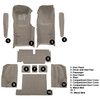 VT1704927 1971-75 Chevrolet Corvette; Coupe; Automatic; Complete Molded Carpet Set; w/ Heel Pad; Cutpile; Gray - image 4