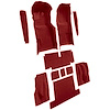 VT1704929 1971-75 Chevrolet Corvette; Coupe; Automatic; Complete Molded Carpet Set; w/ Heel Pad; Cutpile; Oxblood - image 1