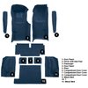 VT1704972 1971-75 Chevrolet Corvette; Coupe; Automatic; Complete Molded Carpet Set; w/ Heel Pad; Cutpile; Royal Blue - image 4
