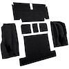 VT1705301 1971-75 Chevrolet Corvette; Coupe; Rear Molded Carpet; w/ Heel Pad; Cutpile; Black - image 1