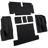 VT1705401 1971-75 Chevrolet Corvette; Coupe; Rear Molded Carpet; w/o Heel Pad; Cutpile; Black - image 1