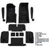 VT1705501 1971-72 Chevrolet Corvette; Roadster; 4-Speed; Complete Molded Carpet Set; w/ Heel Pad; Cutpile; Black - image 4