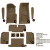 VT1705517 1971-72 Chevrolet Corvette; Roadster; 4-Speed; Complete Molded Carpet Set; w/ Heel Pad; Cutpile; Medium Saddle - image 4