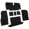 VT1706101 1971-72 Chevrolet Corvette; Roadster; Rear Molded Carpet; w/ Heel Pad; Cutpile; Black - image 1