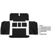 VT1706101 1971-72 Chevrolet Corvette; Roadster; Rear Molded Carpet; w/ Heel Pad; Cutpile; Black - image 3