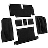 VT1706201 1971-72 Chevrolet Corvette; Roadster; Rear Molded Carpet; w/o Heel Pad; Cutpile; Black - image 1