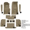 VT1706417 1973-75 Chevrolet Corvette; Roadster; 4-Speed; Complete Molded Carpet Set; w/ Heel Pad; Cutpile; Medium Saddle - image 4