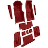 VT1706429 1973-75 Chevrolet Corvette; Roadster; 4-Speed; Complete Molded Carpet Set; w/ Heel Pad; Cutpile; Oxblood - image 1