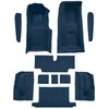 VT1706472 1973-75 Chevrolet Corvette; Roadster; 4-Speed; Complete Molded Carpet Set; w/ Heel Pad; Cutpile; Royal Blue - image 2