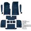 VT1706472 1973-75 Chevrolet Corvette; Roadster; 4-Speed; Complete Molded Carpet Set; w/ Heel Pad; Cutpile; Royal Blue - image 4