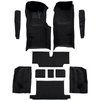VT1706701 1973-75 Chevrolet Corvette; Roadster; Automatic; Complete Molded Carpet Set; w/ Heel Pad; Cutpile; Black - image 2