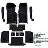 VT1706701 1973-75 Chevrolet Corvette; Roadster; Automatic; Complete Molded Carpet Set; w/ Heel Pad; Cutpile; Black - image 3