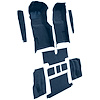 VT1706772 1973-75 Chevrolet Corvette; Roadster; Automatic; Complete Molded Carpet Set; w/ Heel Pad; Cutpile; Royal Blue - image 1